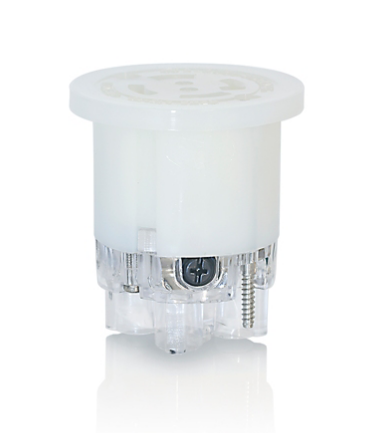 Leviton 29W75-IN 30 Amp, 250 Volt, NEMA L15-30P, 3P, 4W, Replacement Interior for Locking Connector, For use with Wetguard device only