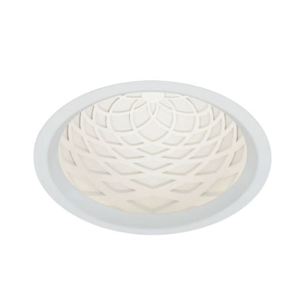 Visual Comfort Architectural EDIM8RRF9352IW Reflections 8" Remodel Indirect Flanged Downlight White Trim - CCT 3500K - Dome Pattern: Torus