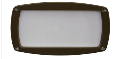 Dabmar Lighting DSL1016-L9-65K-BZ Cast Aluminum Open Face Step Light, 85V-265V,G24, Color Temperature 6500K, Bronze Finish