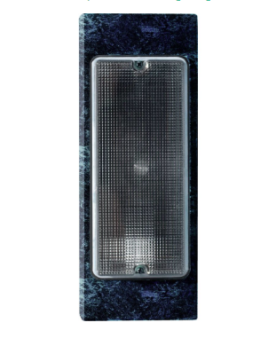 Dabmar Lighting W9300-VG LED Plastic Surface Mount Wall Light, No Bulb, Verde Green Finish