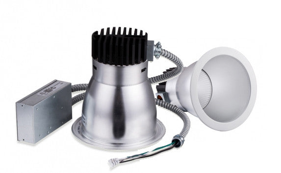 Westgate CRL10-18W-40K 10" LED Commercial Recessed Light - Color Temperature: 4000K - Finish: White