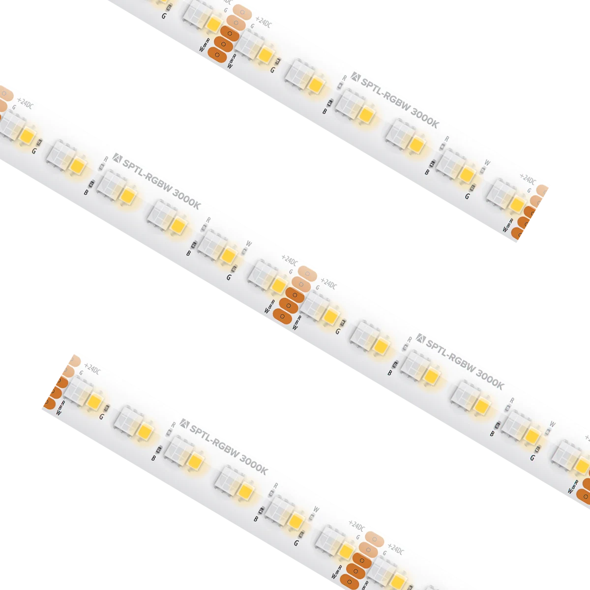 American Lighting SPTL-RGBW-CC Trulux Custom Cut RGB + 3000K Tunable LED Tape Light - 350Lm