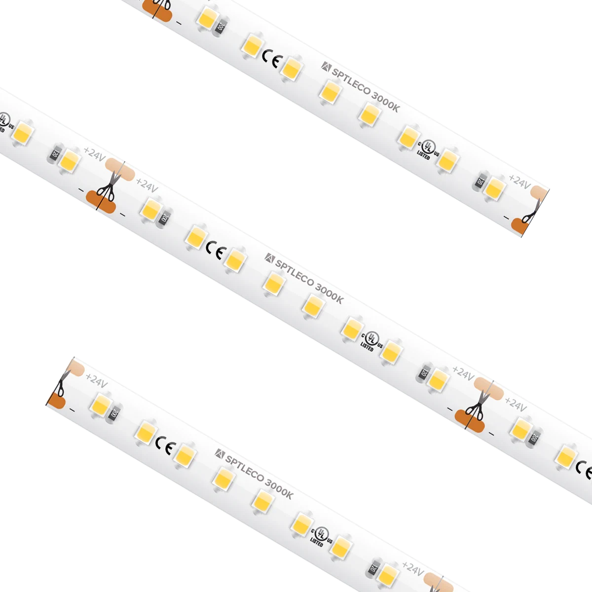 American Lighting SPTLECO-WW-CC Custom Cut Trulux Spec ECO LED Tape Light - 585Lm/FT - 3000K