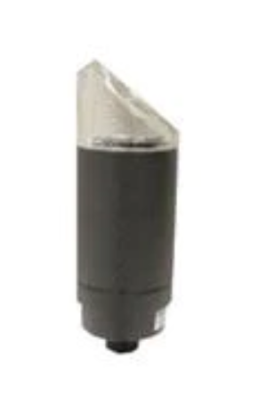 Orbit 3012C-BK Mini Bollard Clear- Black Finish