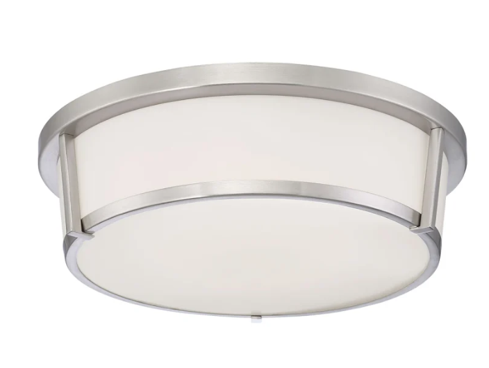Eurofase Lighting 30140-011 Java LED 14 inch Satin Nickel Flush Mount Ceiling Light