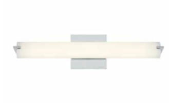Eurofase Lighting 30179-011 Zuma 1-Light 21" LED Wall Sconce, Chrome Finish