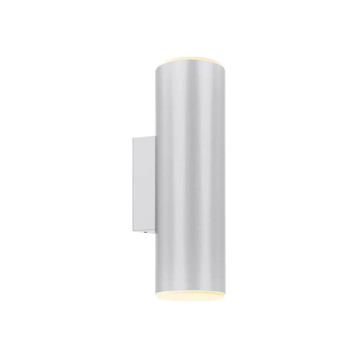 DALS Lighting LEDWALL-A-SG Aden Round LED Cylinder, Color Temperature 3000K, Lumens 2,100 Lm, Voltage 120V, Satin Grey Finish