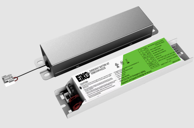Eiko EEBN08WUA050 Emergency Battery Kit Internal, Wattage 8W, Voltage 120-277VAC, 25-50VDC CEC Compliant