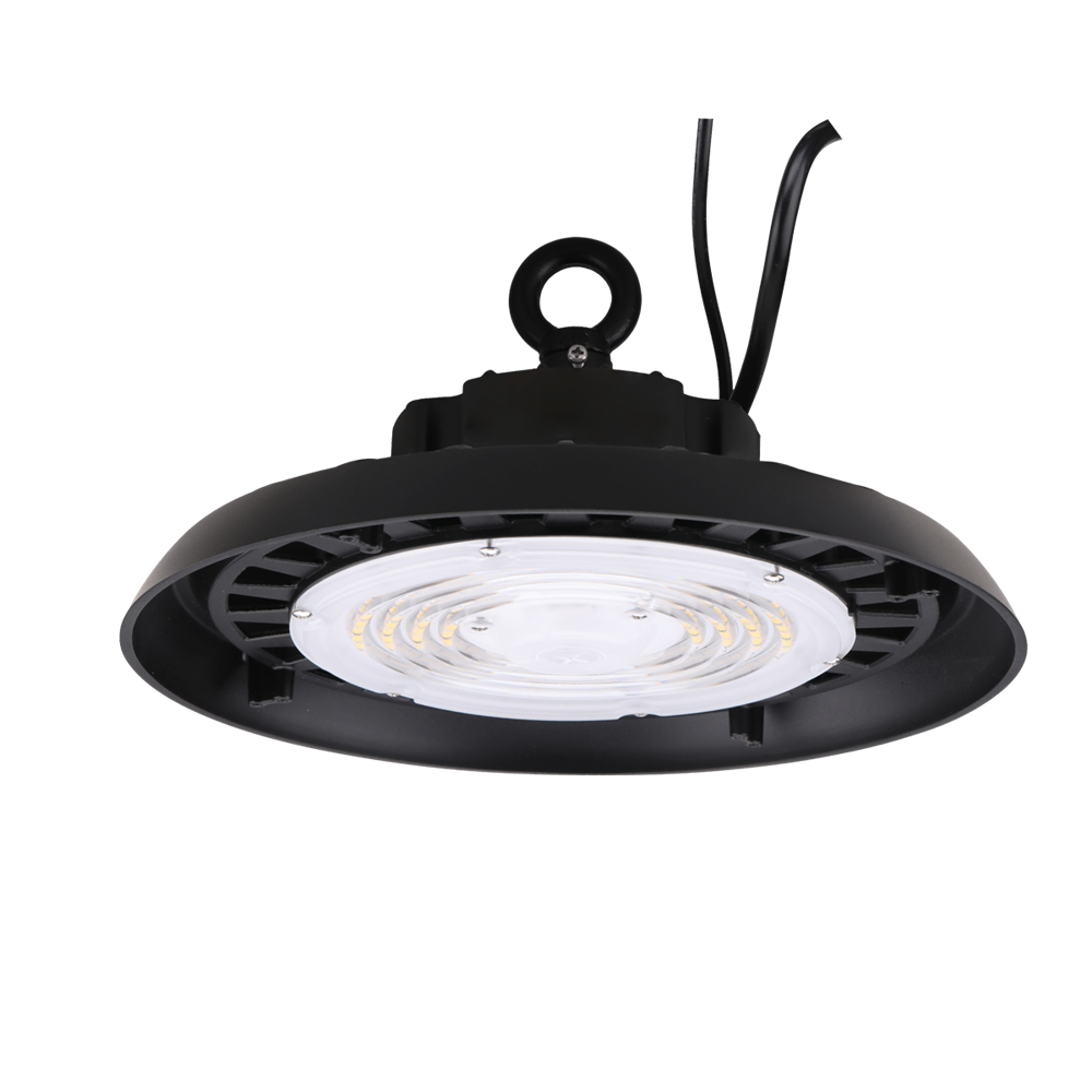 Eiko BAYE3-300-50-U BAYE3 Round High Bay, 300W, 5000K, 120-277V, 0-10V Dimming, Black