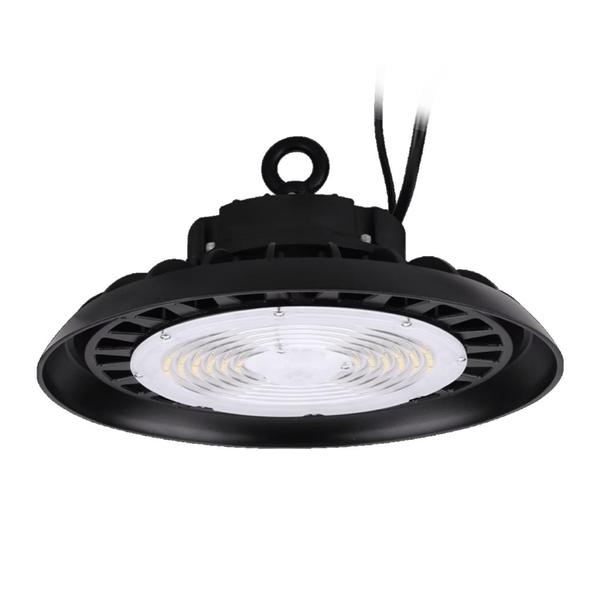 Eiko BAYE3-PS240-FCCT-H BAYE3 Round High Bay, PowerSET 240/200/180W, FieldCCeT 3500/4000/5000K, 120-347V, 0-10V Dimming, Black