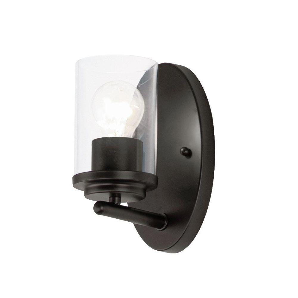 Maxim Lighting 10211CLSBR Corona 1 Light 8.25 inch Satin Brass Bath Vanity Wall Light - product view