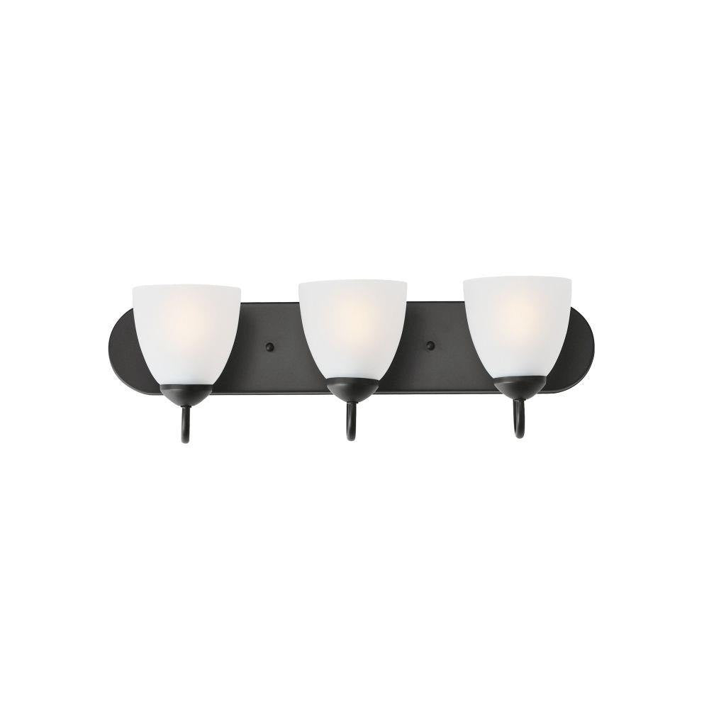 Maxim Lighting 11383FTBK Axis 3 Light 24 Inch Black Bath Vanity Wall Light - White Background