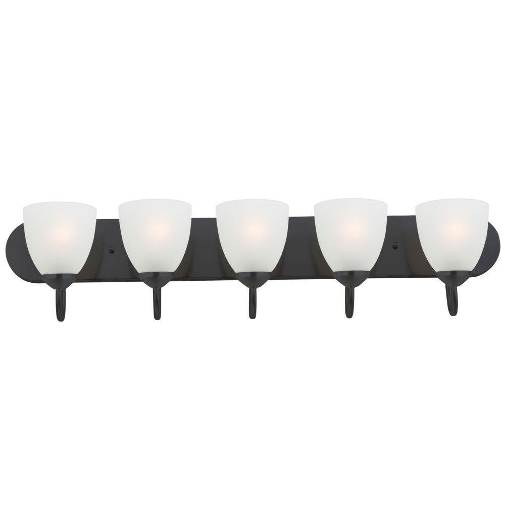 Maxim Lighting 11385FTPC Axis 5 Light 36 inch Polished Chrome Bath Vanity Wall Light