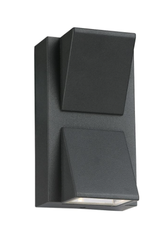 Eurofase Lighting 31582-025 Ontario LED 6 inch Graphite Grey Outdoor Wall Mount