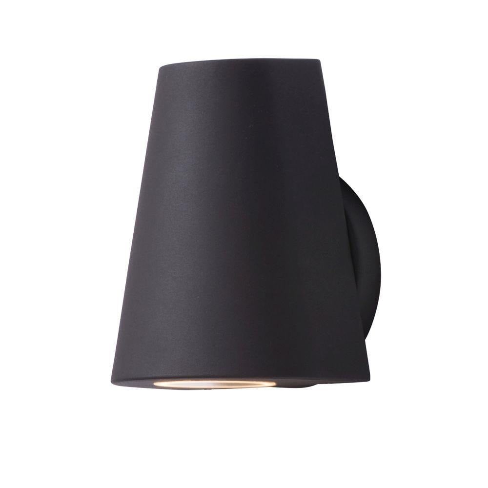 Maxim Lighting 86199SV Mini 1 Light Silver Outdoor Wall Lantern - Front View on White Background