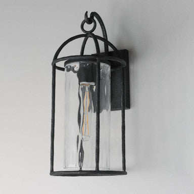 Maxim Lighting 31844WGBS Del Mar 1 Light Blacksmith Outdoor Wall Mount - Side Angle View