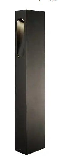 Eurofase Lighting 31914-035 7W Bollard Light, 187 lm, 120V, 3000K, Black Finish