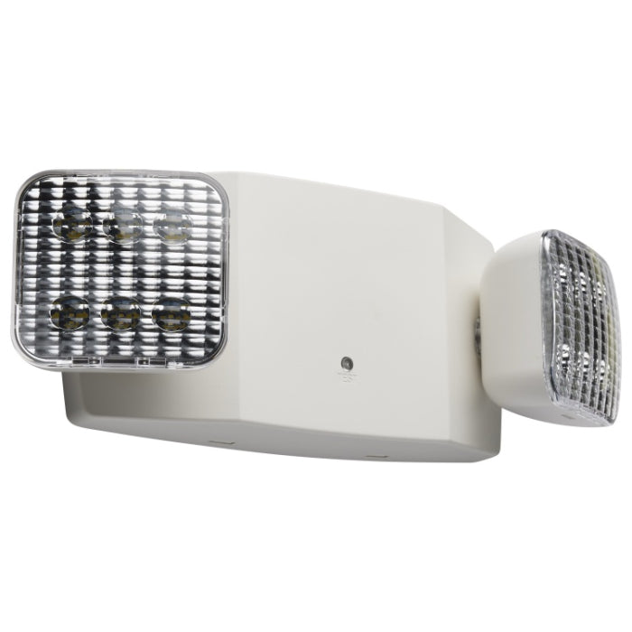Nuvo 67-131 LED Emergency Light, 90min Ni-Cad backup, Voltage 120/277V, Dual Head, Universal Mounting, Remote Compatible