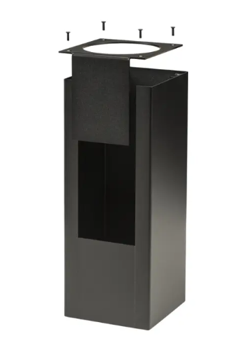 Keystone KT-CYLED-6A-SQ-1-KIT Square Shell For 6” Wall Mount Cylinders, Bronze