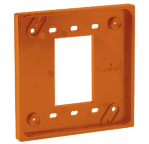 Leviton 3254-OR 4-in-1 Adapter Plate, Orange Finish