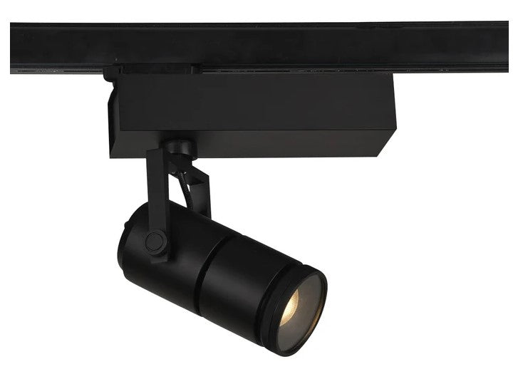 Eurofase Lighting 32988-35-01 35W Cylindrical Track Head, Wide, 2950 lm, 120V, 3500K, Black Finish