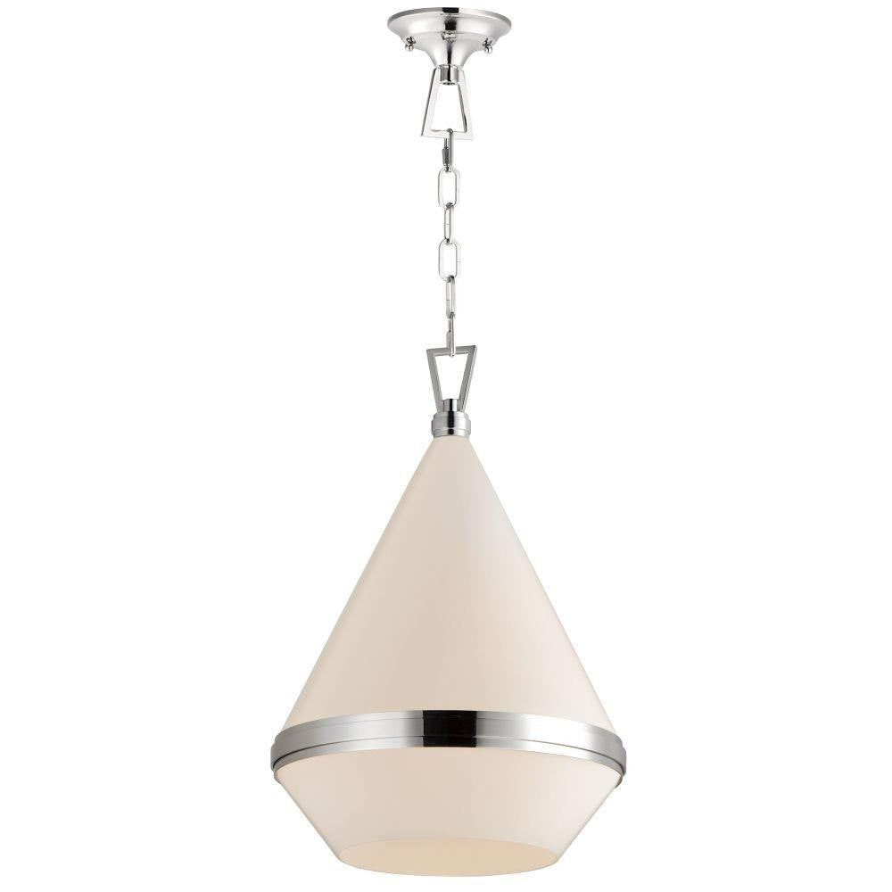 Maxim Lighting 10376WTSBR Giza 1 Light Satin Brass Pendant Ceiling Light