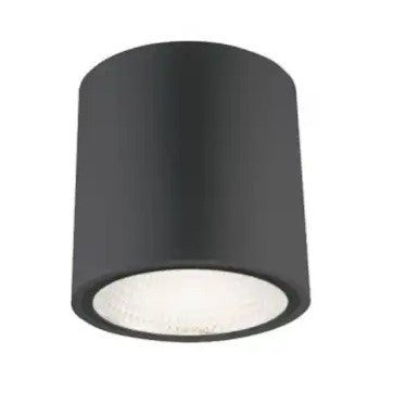 Eurofase Lighting 34328-025 16-in 8W Cask LED Flush Mount LED, 528 lm, 120V, 3000K, Black Finish