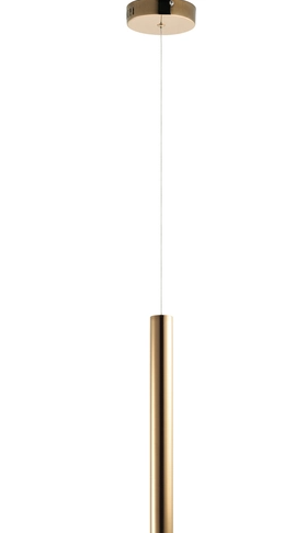 ET2 Contemporary Lighting E10011-RG Flute LED 2.5 inch Mini Pendant Ceiling Light, Color Temperature 3000K, 490 Lumens, Voltage 120V, Rose Gold Finish