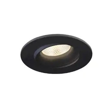 Eurofase Lighting 34897-40-01 3.5-in 12W Round Recessed Gimbal LED, 800 lm, 120V, 4000K, Black Finish