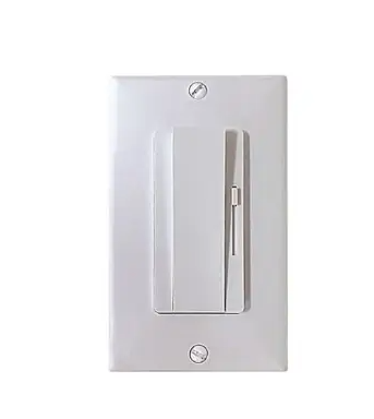 Cyber Tech Lighting SW-DM-600-12-3/LED/WH/3PK Rocker Switch w/ Slide Dimmer, Single Pole/3-Way, 18 AWG, Wattage 150W, White - 3 Pack