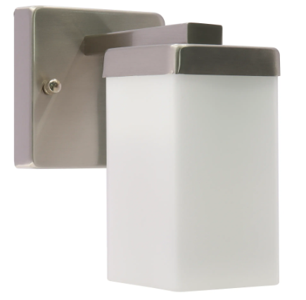 Westgate VLM-E26-1L-BN 1-Lamp E26 Lamp-Ready Vanity Light, Wattage 60W per socket, Voltage 120VAC / 60Hz, Brushed Nickel Finish