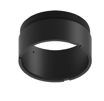 NORA Lighting NAPC-3R20 1.625" to 2" Round Ceiling Extension Collar for 3" Apollo Round Housings, Black Finish