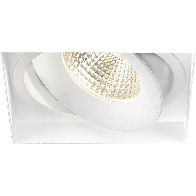 Eurofase Lighting 35140-30-02 6-in 26W Amigo Downlight w/o Trim, Square, GIM, 120V-277V, 3000K, White Finish