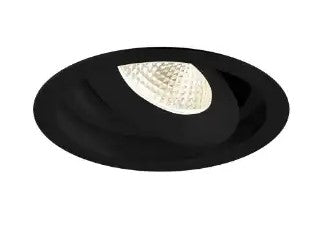 Eurofase Lighting 35142-30-01 6-in 26W Amigo Downlight w/ Trim, Round, GIM, 120V-277V, 3000K, Black Finish