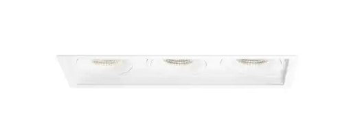 Eurofase Lighting 35147-30-02 6-in 78W Amigo Downlight w/ Trim, 3-Light, 120V-277V, 3000K, White Finish
