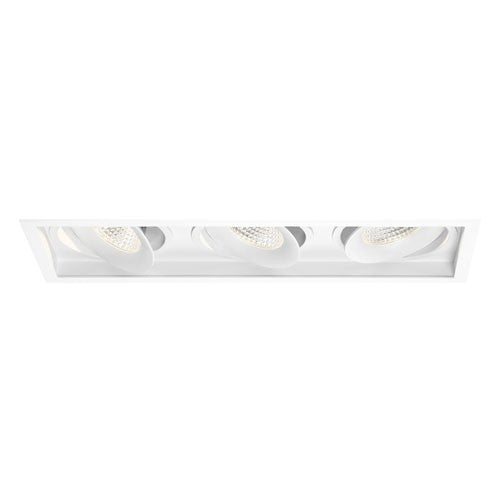 Eurofase Lighting 35148-30-02 6-in 78W Amigo Downlight w/ Trim, 3-Light, GIM, 120V-277V, 3000K, White Finish