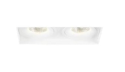 Eurofase Lighting 35355-30-02 6-in 52W Amigo Downlight w/o Trim, 2-Light, 120V-277V, 3000K, White Finish