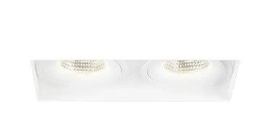 Eurofase Lighting 35355-35-02 6-in 52W Amigo Downlight w/o Trim, 2-Light, 120V-277V, 3500K, White Finish
