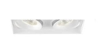 Eurofase Lighting 35356-30-02 6-in 52W Amigo Downlight w/o Trim, 2-Light, GIM, 120V-277V, 3000K, White Finish