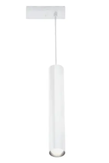 Eurofase Lighting 35766-02 LED Integrated Suspended Track Light, Lumens 372 lm, Voltage 24V, Wattage 6.4W, Color Temperature 3000K, White Finish
