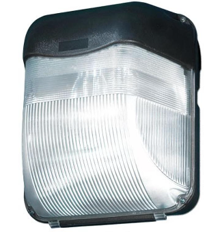 Dabmar Lighting DW1110-L12-50K-B G24 LED Polycarbonate Surface Mount Wall Light Fixture, Wattage 12W, Color Temperature 50K, Voltage 120V-277V, Black