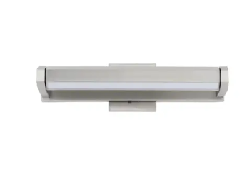 ET2 Contemporary Lighting E21491-SN Braque 19" LED Picture Light, 870 Lumens Multi-Color Temperature, Voltage 120V, Satin Nickel Finish