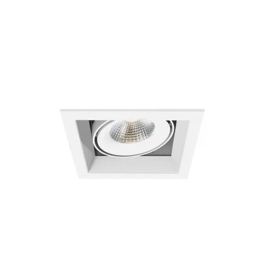 Eurofase Lighting TE131LED-30-4-22 7-in LED Recessed Downlight, Wide, Dimmable, Color Temperature 3000K, Wattage 26W, Voltage 120V, White
