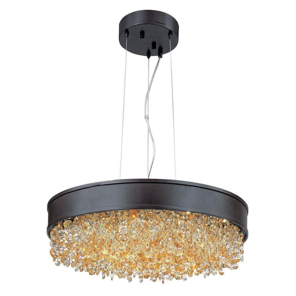 Maxim Lighting 39657SHBZ Mystic 22 Light 30 Inch Bronze Pendant Ceiling Light