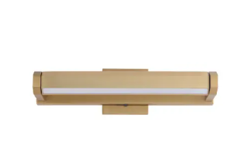 ET2 Contemporary Lighting E21491-GLD Braque 19" LED Picture Light, 870 Lumens Multi-Color Temperature, Voltage 120V, Gold Finish