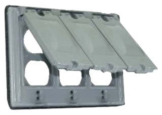 ORBIT 3C-U Three Gang Universal Weather Proof Cover