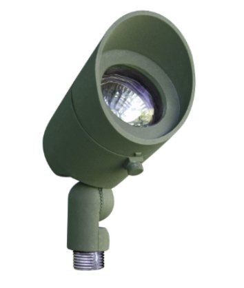 Dabmar Lighting LV130-L5-65K-G LED Cast Aluminum Spot Light, Color Temperature 6500K, Green Finish