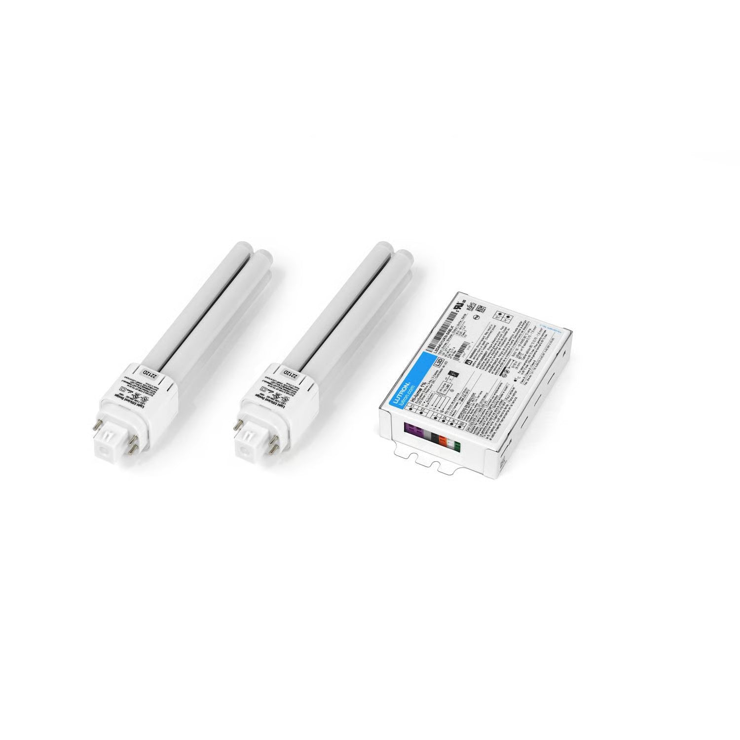 Lutron 3LDVCF-2C40-12 C Flex Retrofit Kit 4000K 2 Lamp 3 Wire Dimming Case of 12