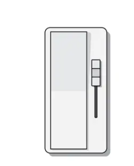Diode LED DI-SXR1-FP-WH Faceplate for Switchex+R1, White