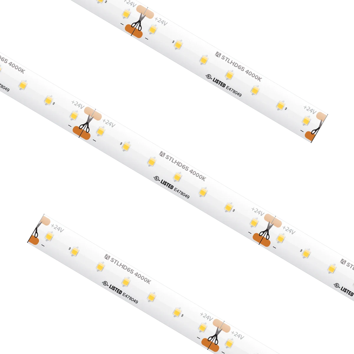 American Lighting STLHD65-WH-CC Trulux High Density Standard Grade LED Tape Light - Custom Cut - 4000K - 225 Lumens/FT